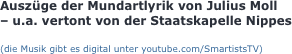 Ausz�ge der Mundartlyrik von Julius